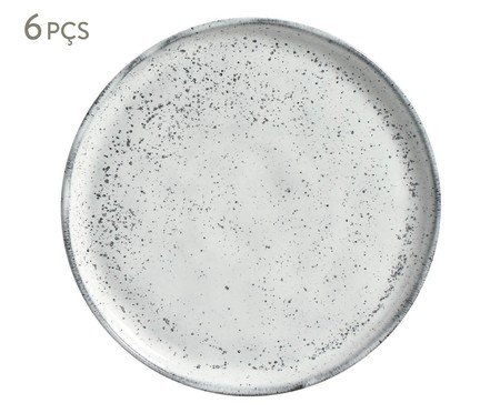 Jogo de Pratos para Pão Bio Echo Branco | Westwing