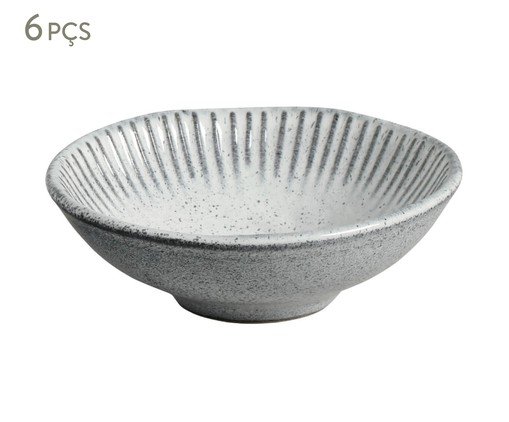 Jogo de Cumbucas Linhas Echo Branco, Branco | WestwingNow