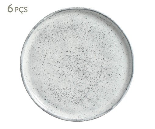 Jogo de Pratos para Sobremesa Bio Echo Branco, Branco | WestwingNow