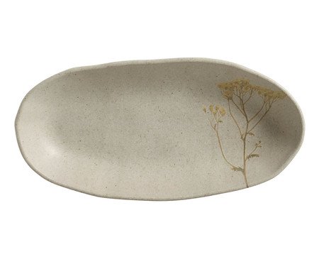 Jogo de Travessas Oval Funda Orgânico Campestre Floral | Westwing