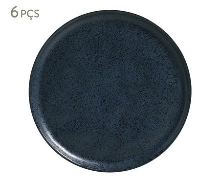 Jogo de Pratos para Sobremesa Bio Night Blue | Westwing