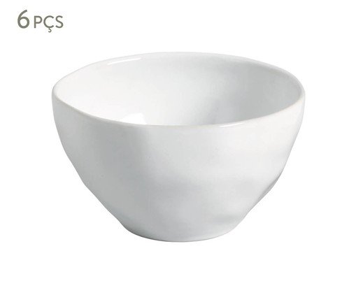 Jogo de Bowls Orgânico New White, Branco | WestwingNow