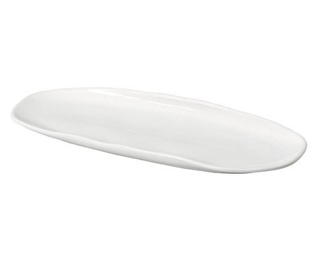 Jogo de Travessas Oval Rasa Orgânico New White | Westwing