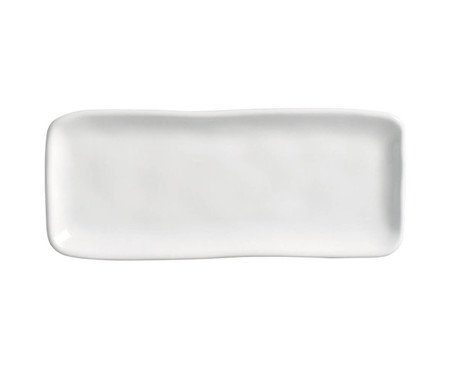 Jogo de Travessas Retangular Pequena Orgânico New White | Westwing