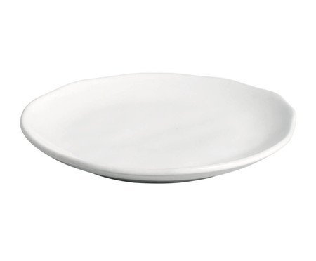 Jogo de Pratos para Sobremesa Orgânico New White Vl | Westwing