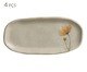 Jogo de Travessas Oval Rasa Mini Campestre Floral, Cinza | WestwingNow