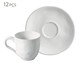 Jogo de Xícaras para Café Orgânico New White, Branco | WestwingNow