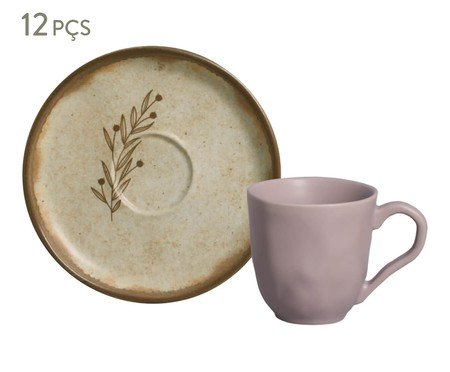 Jogo de Xícaras para Café Bio Nativa Floral | Westwing