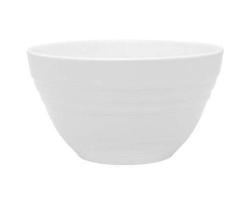 Bowl em Cerâmica Stoneware - Branco, Branco | WestwingNow