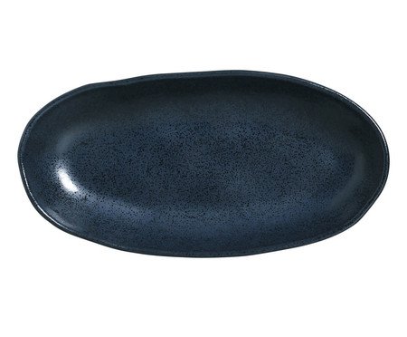 Jogo de Travessas Oval Funda Orgânico Night Blue | Westwing
