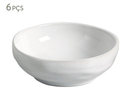 Jogo de Ramequins Médio Orgânico New White