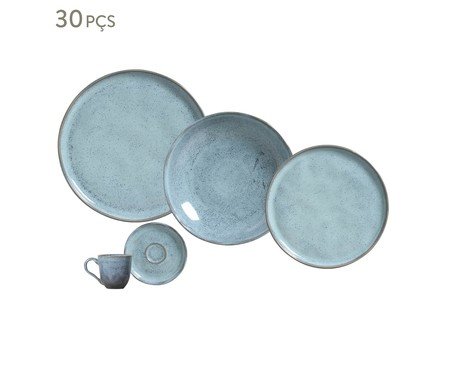 Aparelho de Jantar Bio Breeze Azul Claro | Westwing