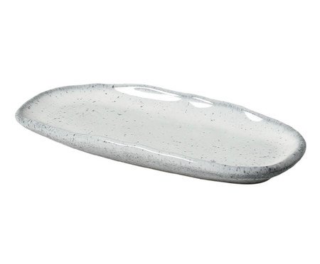 Jogo de Travessas Oval Rasa Mini Orgânico Echo Branco | Westwing