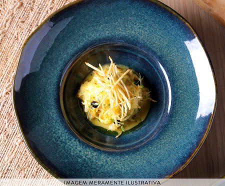 Jogo de Pratos para Massa Orgânico Oceano Azul | Westwing