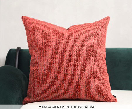 Almofada Boucle Quadrada - Terracota | WestwingNow