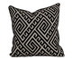 Almofada em Jacquard Quadrada - Black e White, black | WestwingNow