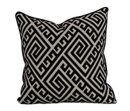 Almofada em Jacquard Quadrada - Black e White | WestwingNow