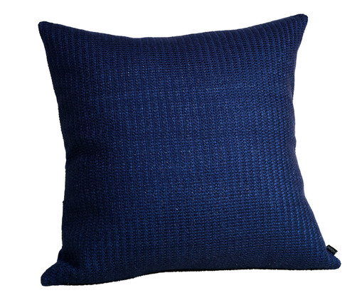 Almofada em Tricot Quadrada - Azul New, blue | WestwingNow