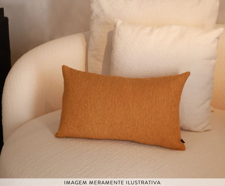 Almofada Boucle Retangular - Caramelo | Westwing