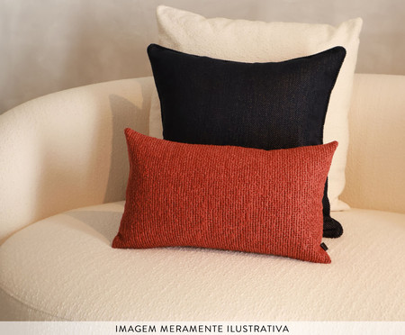 Almofada Boucle Retangular - Terracota | Westwing