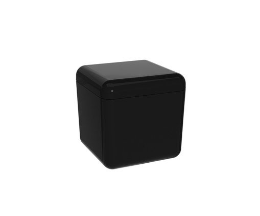 Porta-Algodão e Cotonetes Louis - Preto, Preto | WestwingNow