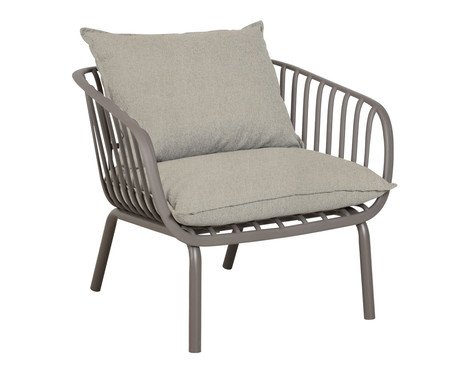 Poltrona Seiva Fendi e Amêndoa | Westwing