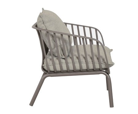 Poltrona Seiva Fendi e Amêndoa | Westwing