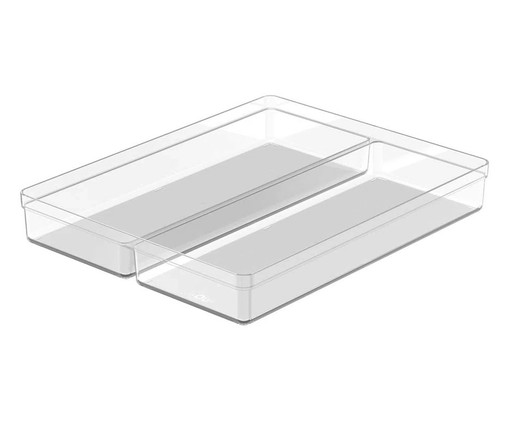 Organizador de Gaveta Clear VI - Natural, Natural | WestwingNow