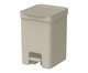 Lixeira Trium com Pedal Bege Fechado - Bege Fechado, beige | WestwingNow