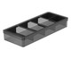 Organizador de Talheres Clear - Preto Fechado, black | WestwingNow