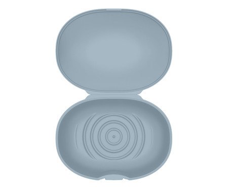 Saboneteira Soft - Azul Glacial Fechado | Westwing
