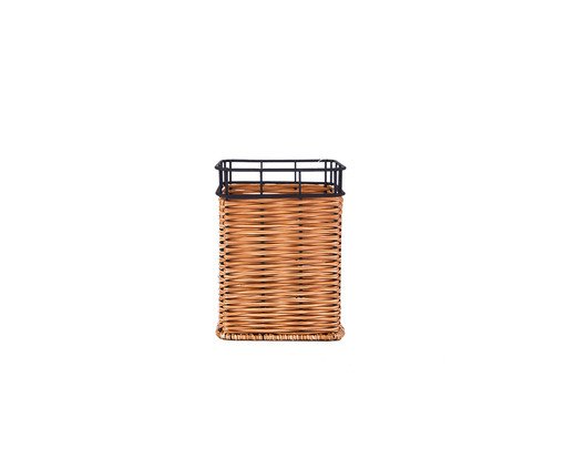 Porta Utensílios Rattan Iron, Bege | WestwingNow