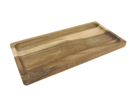 Bandeja Retangular Acacia Wood