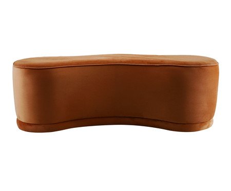 Puff em Veludo Fun Low Terracota | Westwing