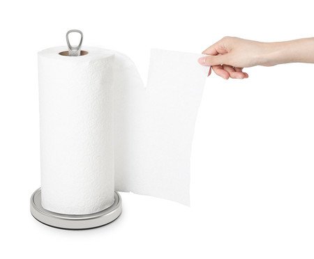 Porta-Papel Toalha Ribbon - Cinza | Westwing