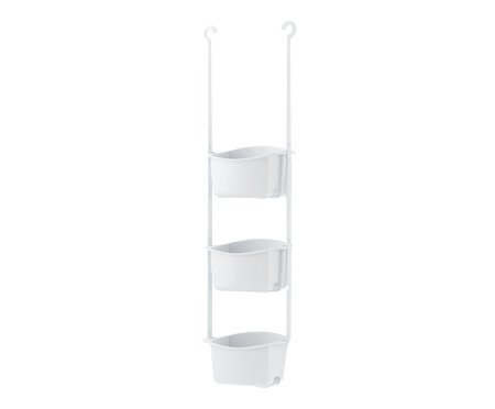 Cesto Organizador de Ducha Flex - Branco | Westwing