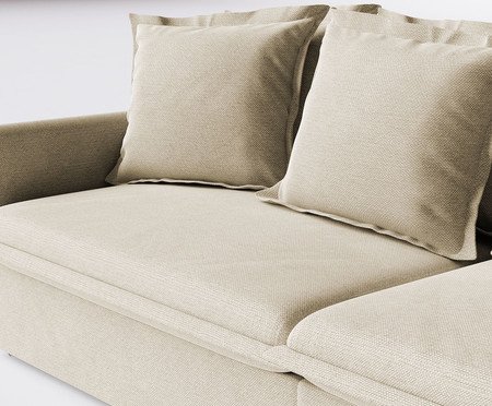 Sofá de Linho Bege Hope | Westwing