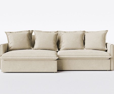 Sofá de Linho Bege Hope | Westwing