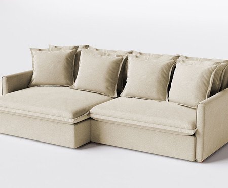 Sofá de Linho Bege Hope | Westwing