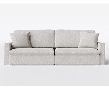 Sofá Soft em Linho Cru | Westwing