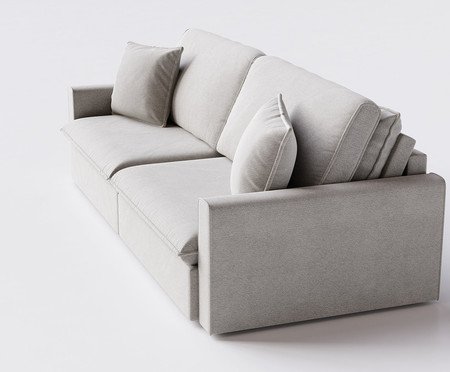 Sofá Soft em Linho Cru | Westwing