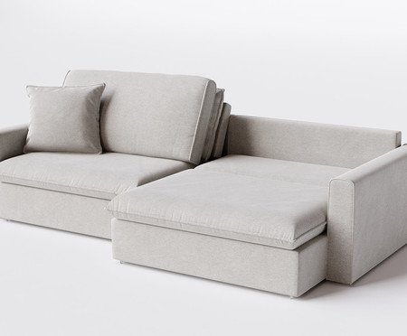 Sofá Soft em Linho Cru | Westwing