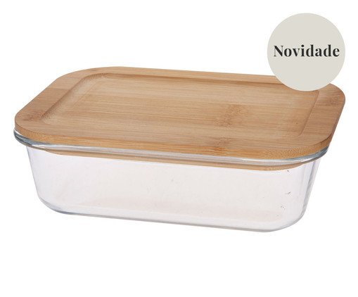 Porta Mantimento de Vidro Borossilicato Worthy, Transparente | WestwingNow