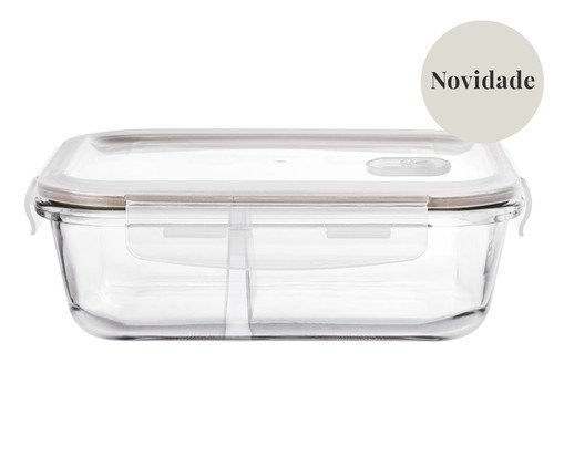 Pote Hermético Retangular Leri, Transparente | WestwingNow