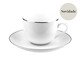Xícara para Café com Filete Prateado Charmant, Branco | WestwingNow