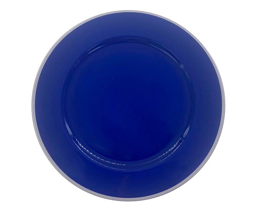 Sousplat Silver Rim, Azul | WestwingNow