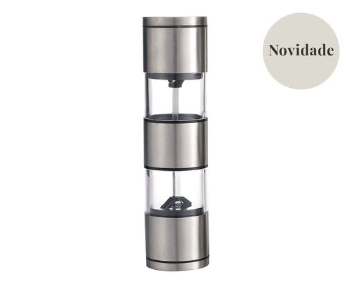 Jogo de Moedores para Sal e Pimenta Janco, Prata ou Metálico | WestwingNow