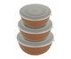 Jogo de Bowls Feliks Terracota, Terracota | WestwingNow