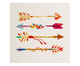 Placa de Madeira Estampada Flechas, Colorido | WestwingNow