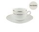 Xícara para Café com Filete Dourado Double, Branco | WestwingNow